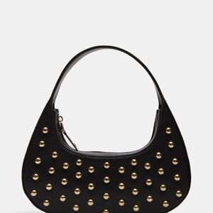 Black Studded Women's Bag
